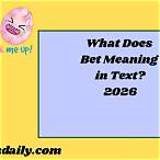 bet meaning in text message